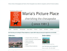 Tablet Screenshot of mariaspictureplace.com